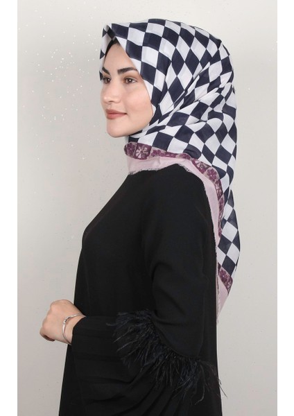 Coton Kare Eşarp 1687-8