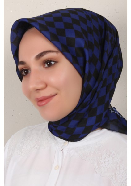 Nirvana Soft Eşarp 3343-13 Saks Mavisi