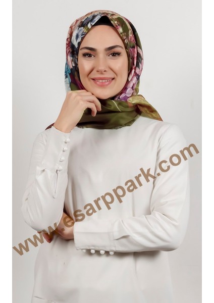 Piramit Tafta Dijital Eşarp 1938-4