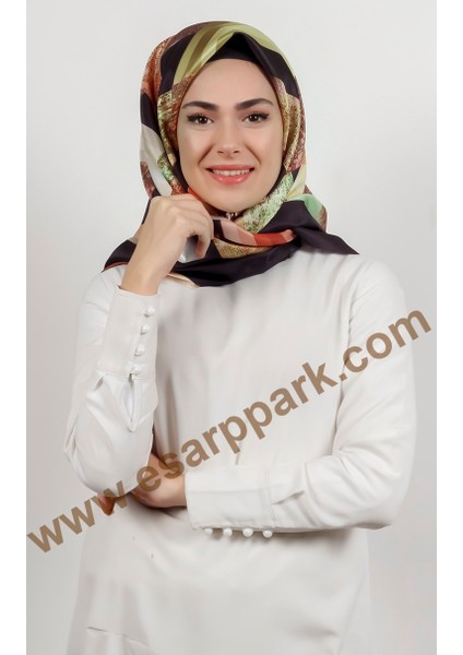 Piramit Tafta Dijital Eşarp 1945-4