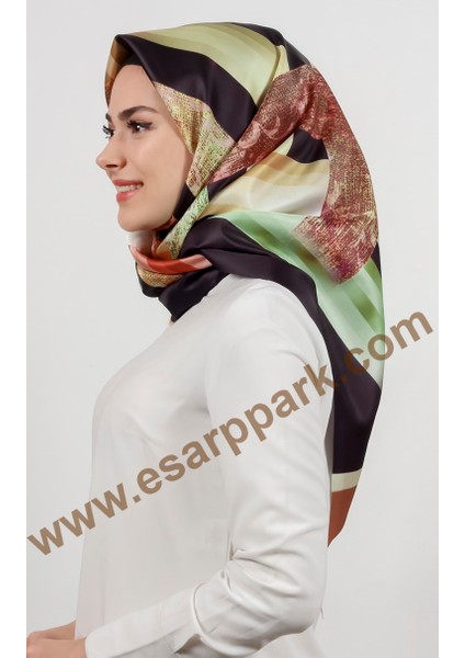 Piramit Tafta Dijital Eşarp 1945-4