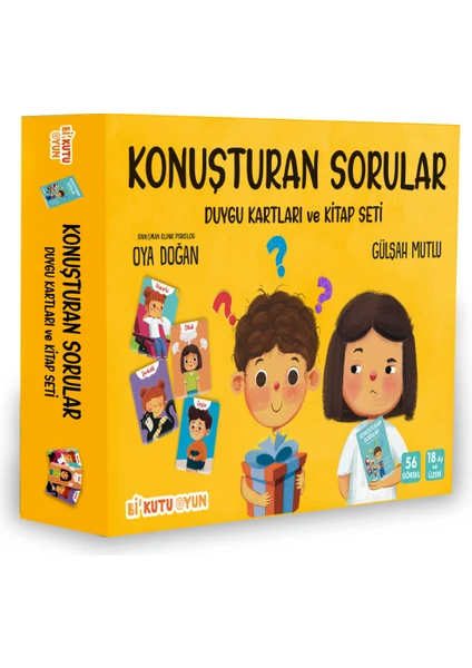 Konuşturan Sorular - Duygu Kartları ve Kitap Seti - Gülşah Mutlu