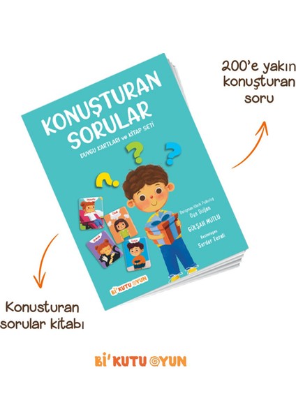 Konuşturan Sorular - Duygu Kartları ve Kitap Seti - Gülşah Mutlu