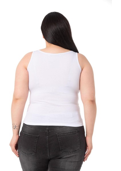 Büyük Askılı Yazılı Beyaz Turuncu T-Shirt modelleri