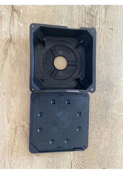 Kamera Montaj Buatı ve Alt Kapağı Kilitli Kolay Montaj Siyah