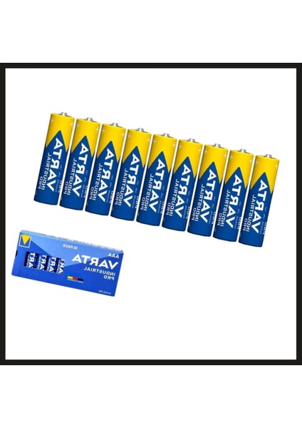 10'lu Paket Endüstriyel Pro Alkaline Aaa Ince PIL-PIL.004