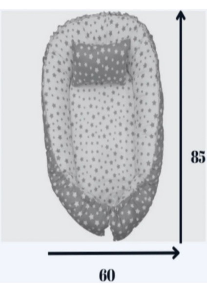 Yıldız Desenli Babynest