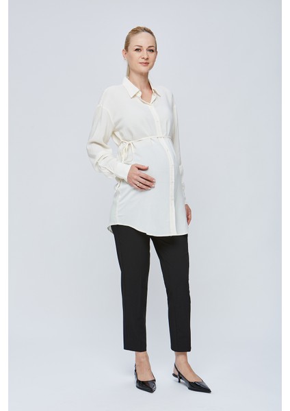 Hamile Kumaş Cigaret Paantolon