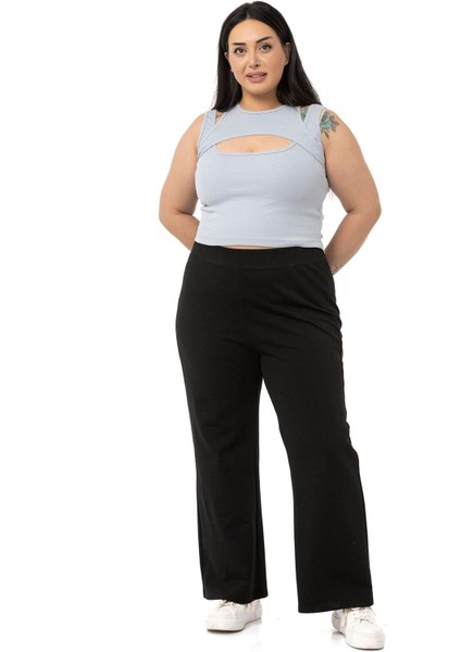 Büyük Beden Göğüs Dekolteli Fitilli Kaşkorse Gri Body fiyatları