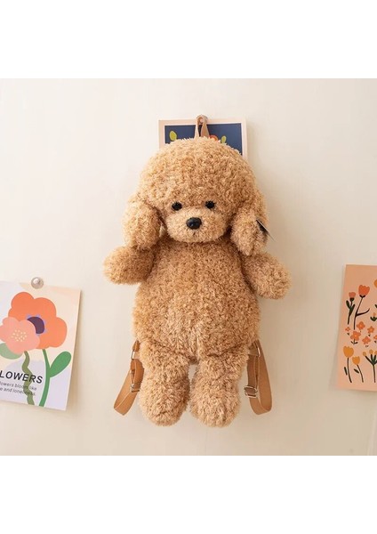 Teddy Dog Okul Çantası Kız Omuz Çantası Peluş Dolgu (Yurt Dışından)
