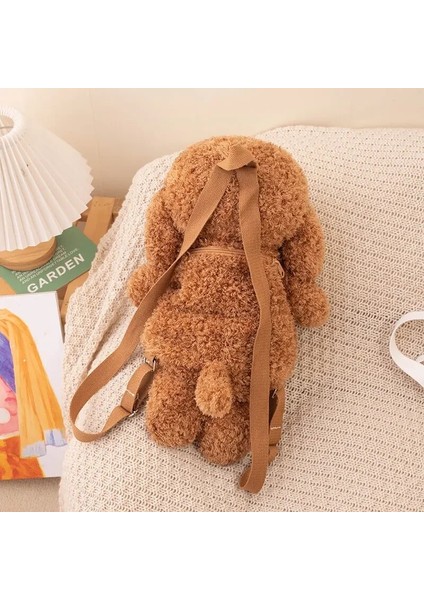 Teddy Dog Okul Çantası Kız Omuz Çantası Peluş Dolgu (Yurt Dışından) indirimleri