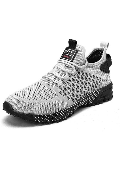 Erkek Koşu Ayakkabıları Nefes Alabilir Açık Tenis Yürüyüş Spor Ayakkabıları (Yurt Dışından)