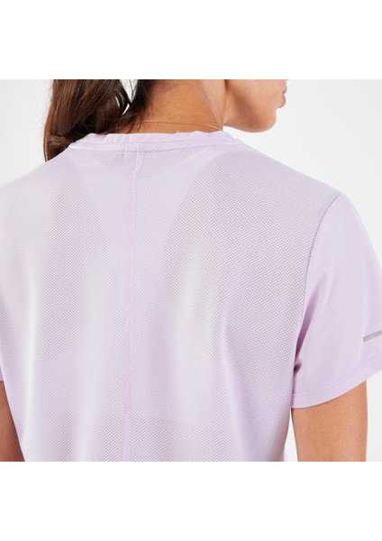 Kiprun Kadın Tişört - Koşu - Mor - Kiprun Run 500 Dry fırsatları