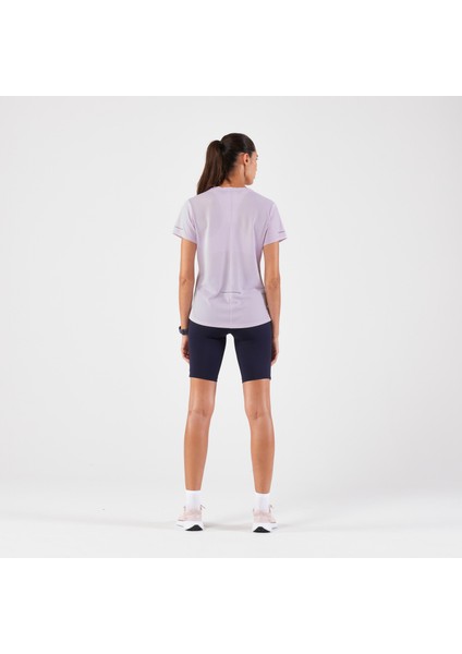 Kiprun Kadın Tişört - Koşu - Mor - Kiprun Run 500 Dry indirimleri