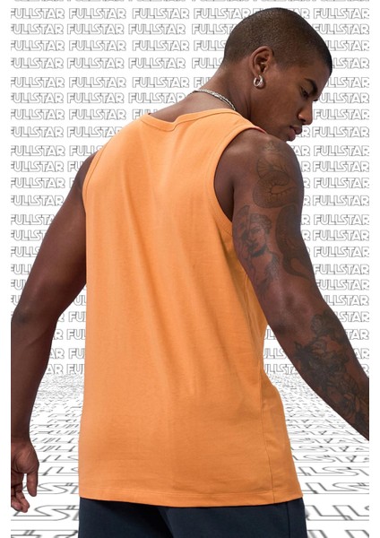 Jordan Mvp Flight Cotton Tank Top Singlet Orange Pamuklu Erkek Spor Atlet Turuncu