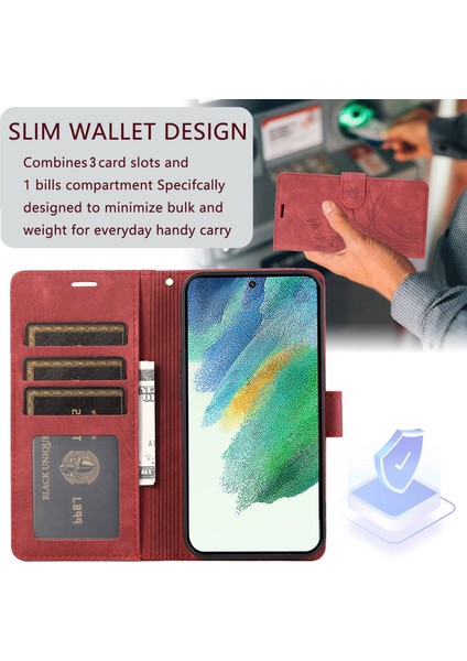 Samsung Galaxy S22 5g Için Orkide Pu Telefon Kılıfı (Yurt Dışından) fırsatları