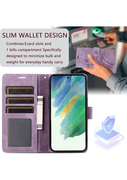 Samsung Galaxy S8 Için Orkide Pu Telefon Kılıfı (Yurt Dışından) modelleri