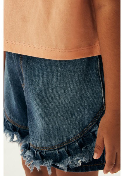 Kız Çocuk Denim Şort modelleri
