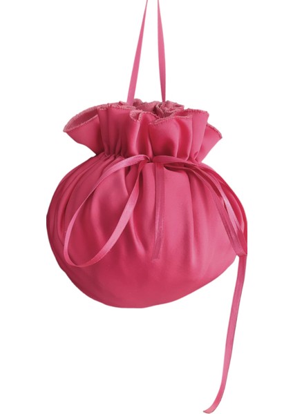 Moda Nur,fuşya Gelin Takı Kesesi,kına Kesesi,gelin Çantası,parti Çantası,gelin Aksesuarları