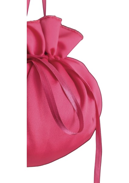 Moda Nur,fuşya Gelin Takı Kesesi,kına Kesesi,gelin Çantası,parti Çantası,gelin Aksesuarları modelleri