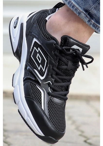 Athens Erkek Ayakkabi - Siyah Beyaz