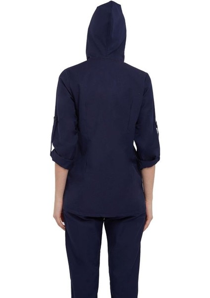 Vıolet- Kadın Koton Lacivert Medikal Üniforma Üst fiyatları