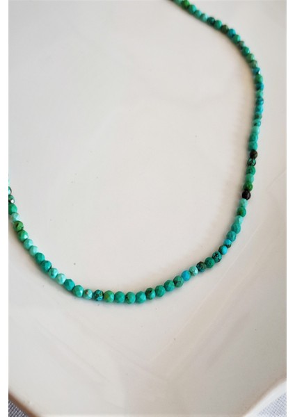 3,5 mm Turkuaz Doğal Taş Kolye fiyatları