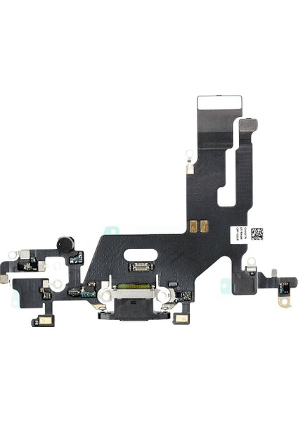 Iphone 11 Şarj Soketi Mikrofon Filmi Flex Siyah