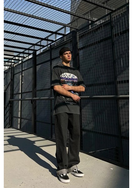 Homme Edition Acid Wash Oversize Tişört fırsatları