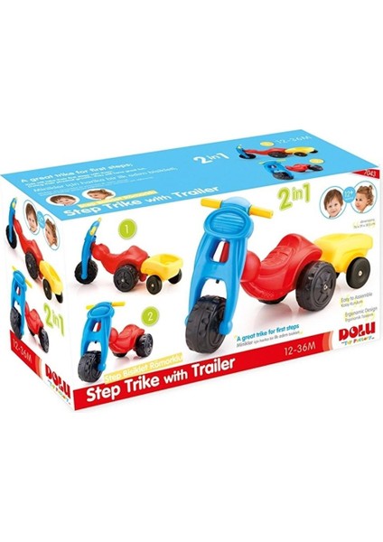 7043 3 Teker Römorklu Bingit Motor -Dolu