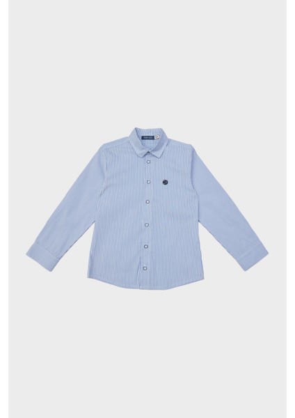 Erkek Çocuk Çizgili Gömlek 23FW1NB3607 indirimleri
