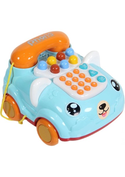 3+ Yaş Işıklı Müzikli Pembe ve Mavi Arabalı Eğitici Telefon Oyuncak Renginizi Belirtiniz Lütfen Cok