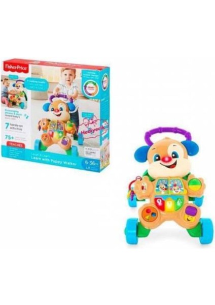 Beyaz Eğitici Köpekçik Yürüteç Türkçe ve Ingilizce FTG10 1 - 2 Yaş
