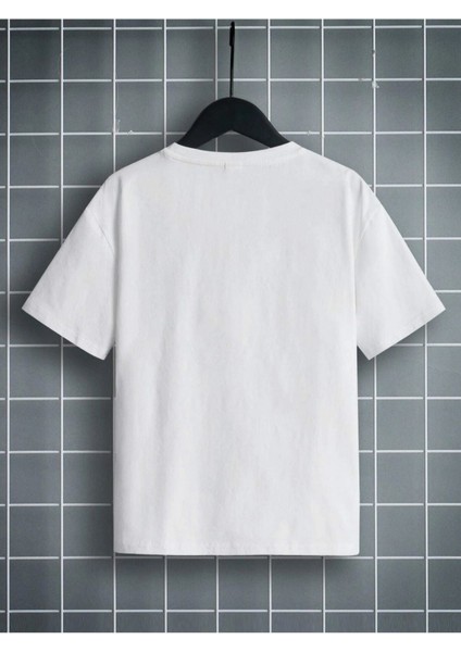 Erkek Çocuk Beyaz Panda Bisiklet Yaka Tshirt fiyatları
