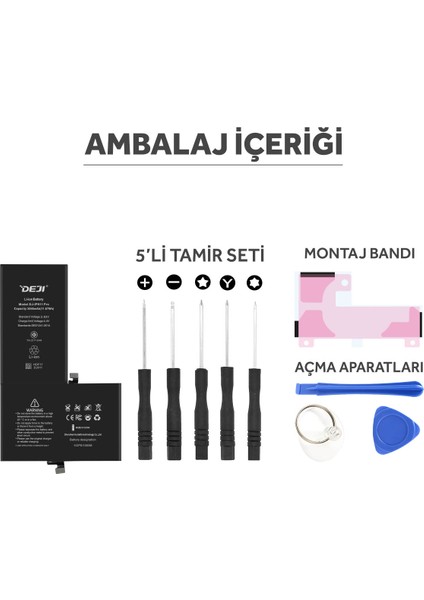 iPhone 11 PRO Batarya Mucize Batarya Deji - Orijinal mAh Kapasite indirimleri