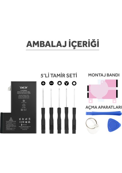 Iphone 12 Pro Max Batarya Mucize Batarya - Orijinal Mah Kapasite indirimleri