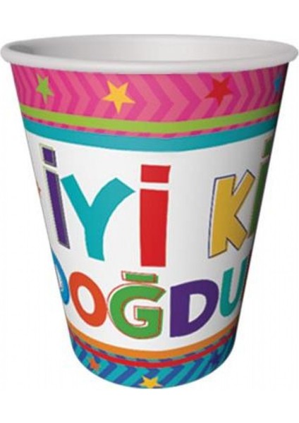 Bardak Iyiki Doğdun Funstar 220/240CC Pk:8