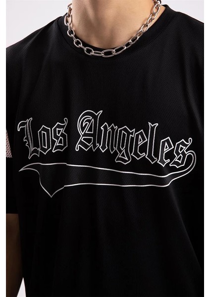 Oversize Los Angeles Forma T-Shirt modelleri