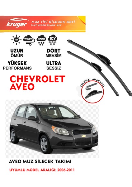 Chevrolet Aveo Sedan Muz Silecek Takımı (2006 - 2011)