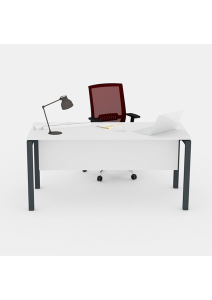 Galaxy Tekli Etajersiz Masa 180 cm (Lake Beyaz) fiyatları