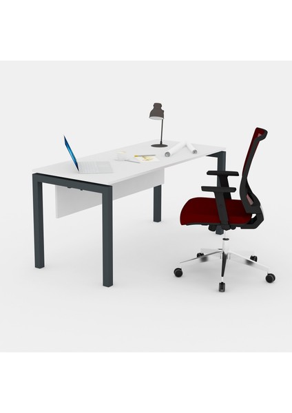 Galaxy Tekli Etajersiz Masa 180 cm (Lake Beyaz) modelleri