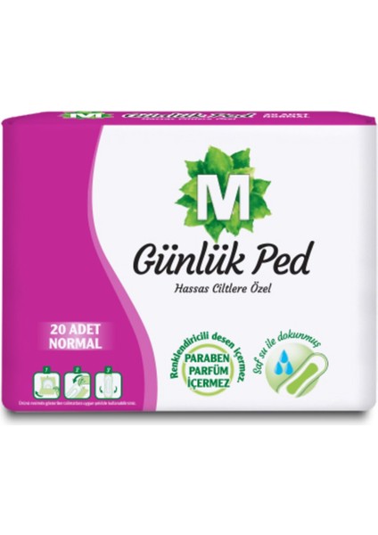 Günlük Ped Normal 20'li