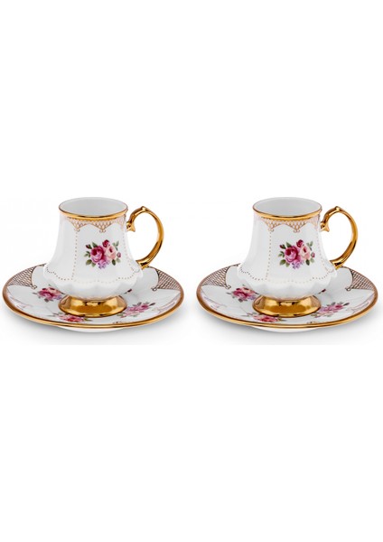 Nermin 2 Kişilik Kahve Fincan Takımı 85 ml