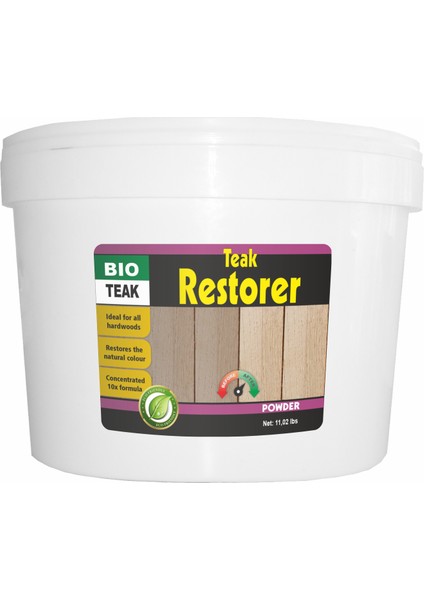 Bıo-Teak Restorer / Powder (5 Kg) Konsantre Teak Parlatma Tozu