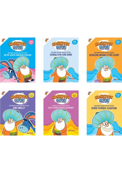 Nasreddin Hoca Zaman Yolcusu - Nasreddin Hoca'yla Zamansız Fıkralar Serisi 6 Kitap