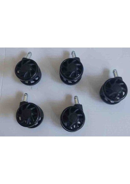 Kromajlı Metal Ayak +Çap 60 mm Teker+Amortisör+Tek Kol Mekanizma