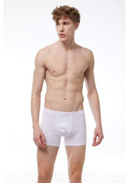 058 Erkek Modal Likralı Boxer