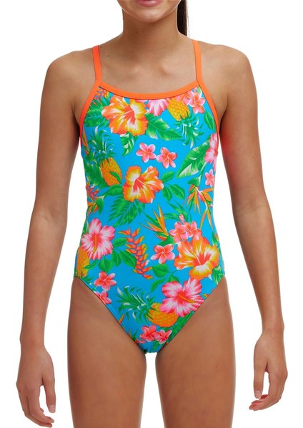 Ss Blue Hawaii Kız Çocuk Antrenman Mayo, Ince Askılı fiyatları