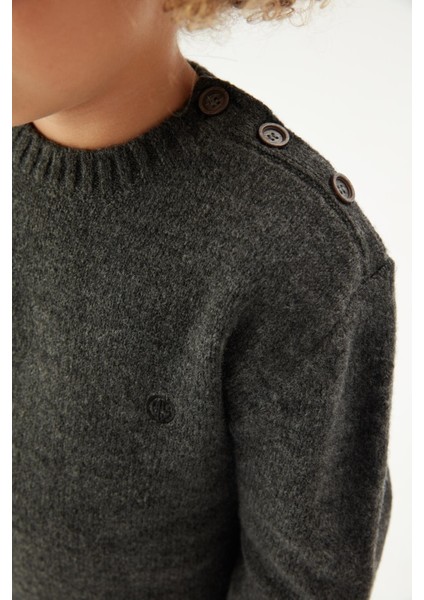 Erkek Çocuk Gri Kazak 23FW0NB3424 modelleri