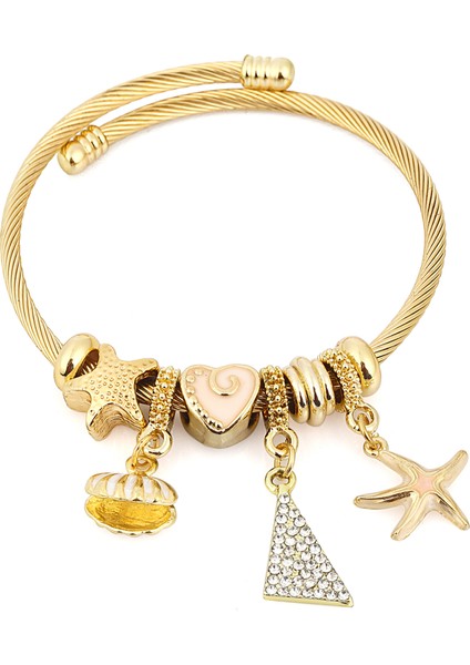 Deniz Yıldızı Figürlü Charm Bileklik PS2880
